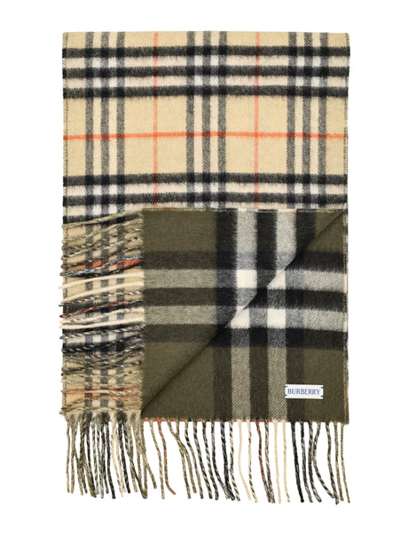 BURBERRY Reversible Vintage Check Cashmere Scarf