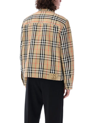 BURBERRY Checked Canvas Jacket - Men's Size 50