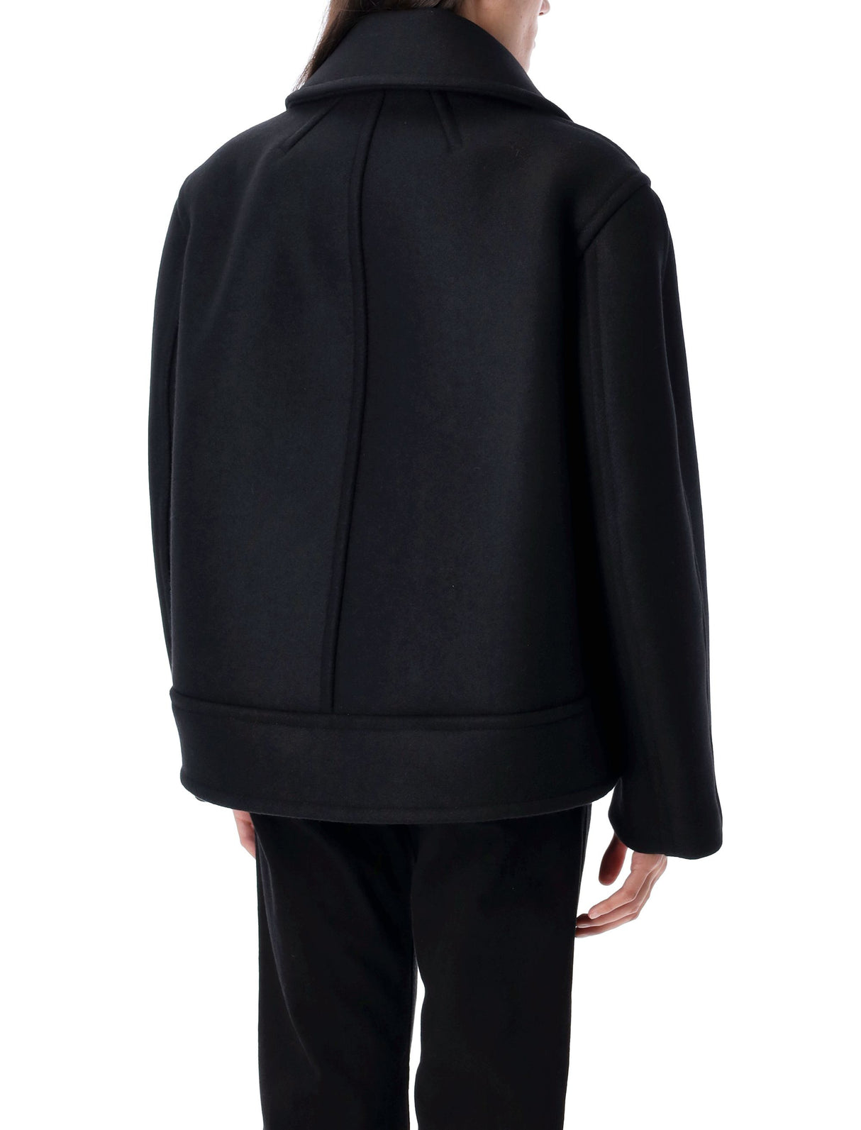 SAINT LAURENT Oversized Women's Peacoat - Fall/Winter 2024