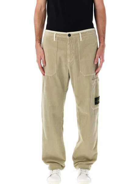 STONE ISLAND Men's Regular Fit Cargo Pants - Perfect for Fall 2024