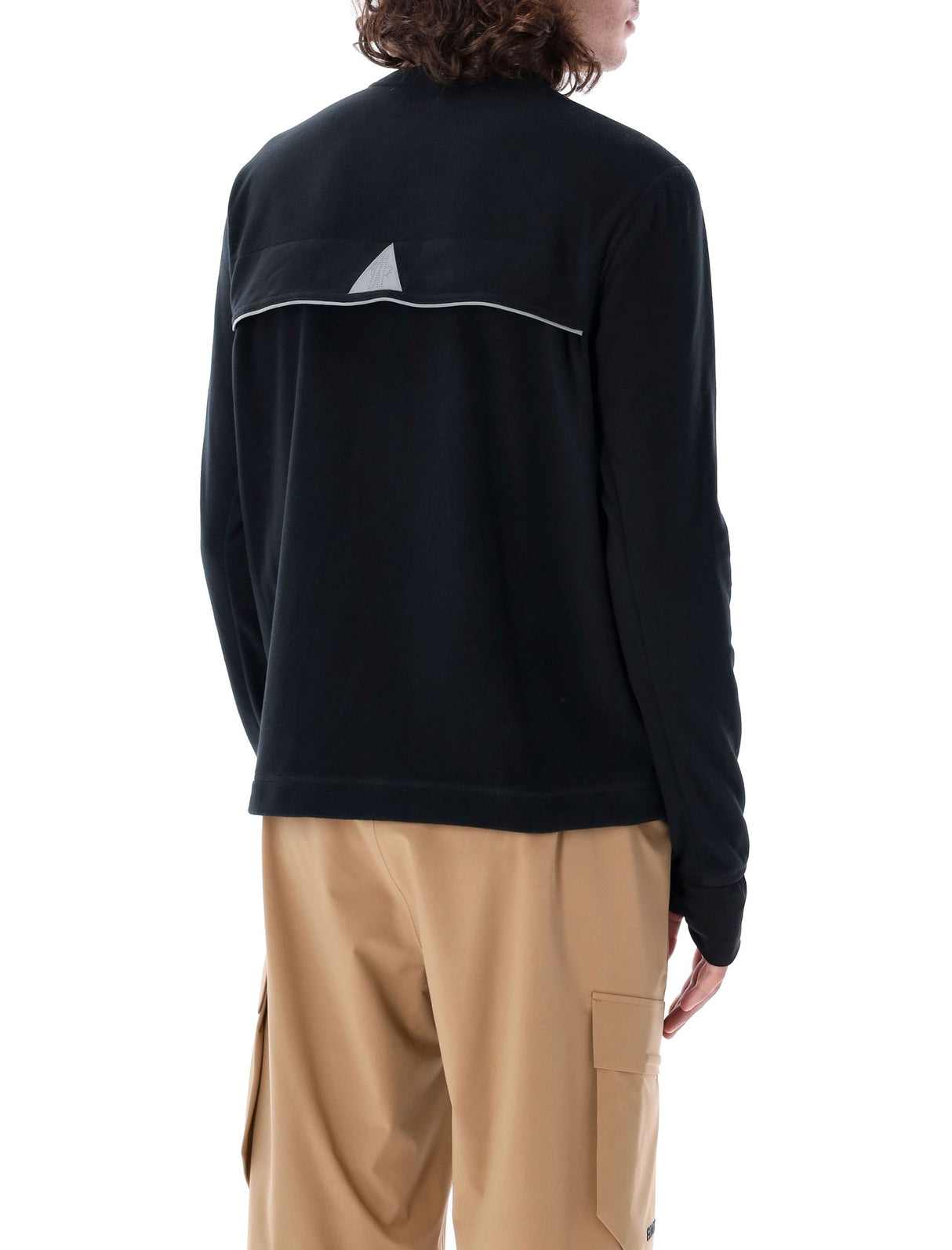 MONCLER GRENOBLE High-Performance Reflective Crew Neck Sweatshirt