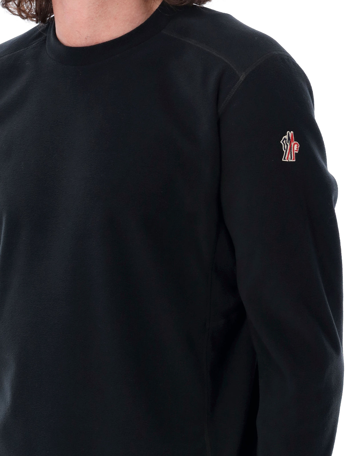 MONCLER GRENOBLE High-Performance Reflective Crew Neck Sweatshirt