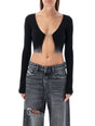 DIESEL Chic Black Cotton Cardigan