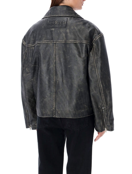 ACNE STUDIOS Urban Edge Oversized Biker Jacket