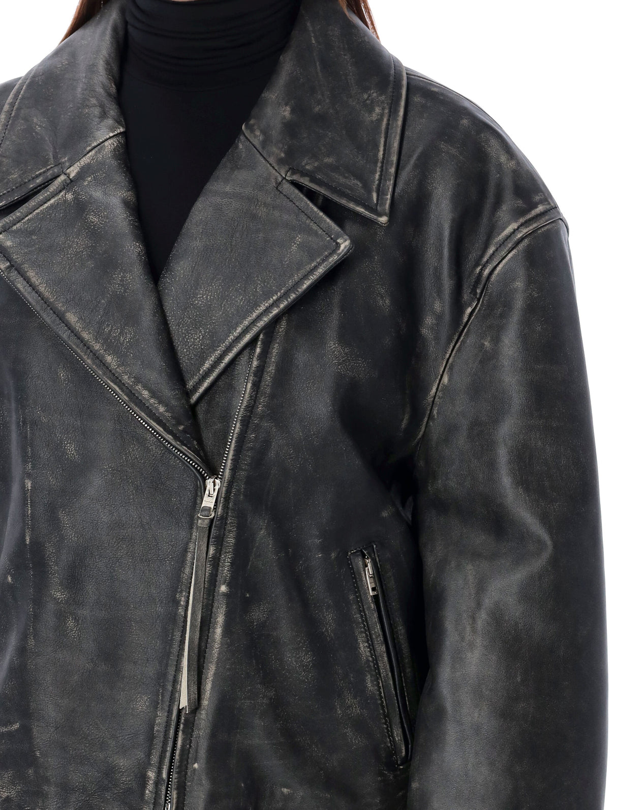 ACNE STUDIOS Urban Edge Oversized Biker Jacket