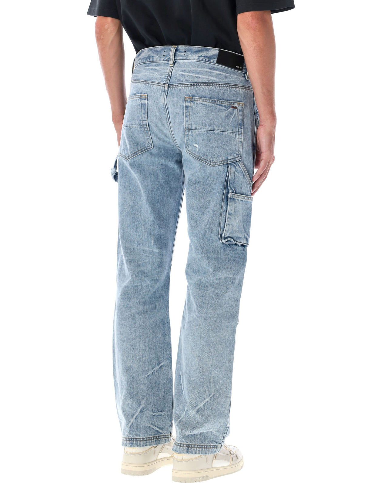 AMIRI Distressed Carpenter Jeans with Relaxed Fit - Size 32