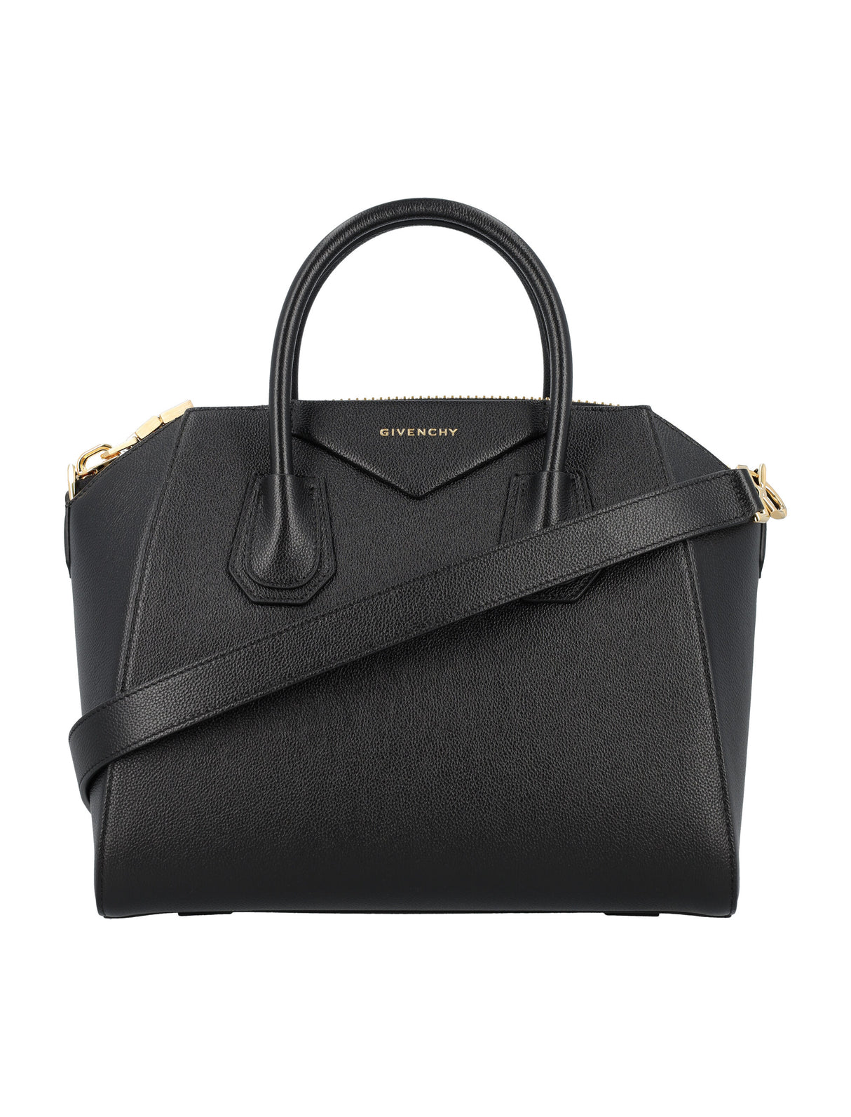 GIVENCHY Elegant Mini Leather Handbag with Gold-Tone Details