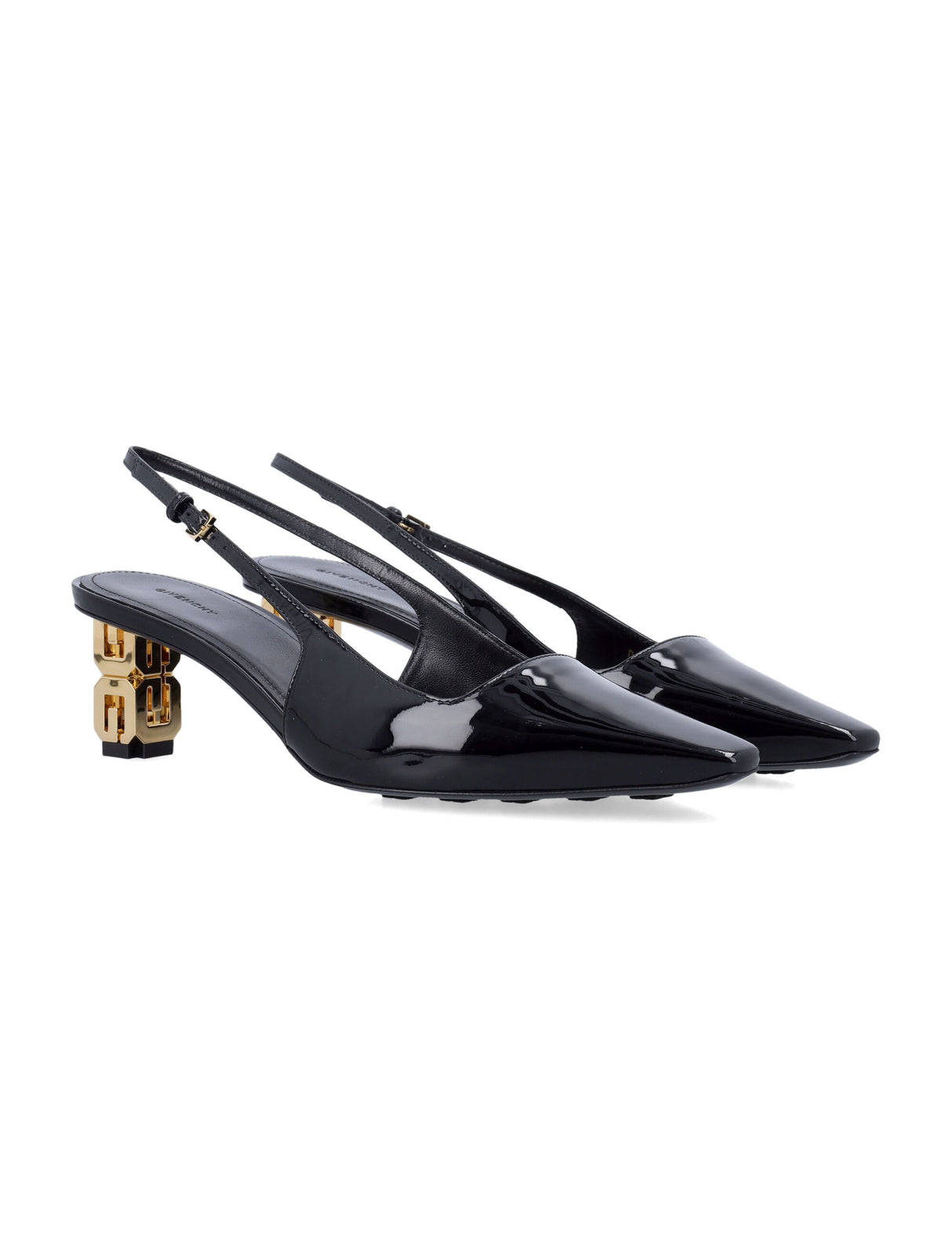 GIVENCHY Elegant Slingback Pumps with Gold-Tone Heel - 2 inch