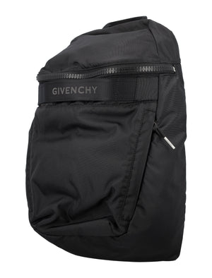 GIVENCHY Sleek Nylon Trekker Backpack - 15" x 9.8" x 4.9"