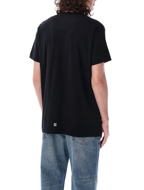 GIVENCHY Oversized Black Cotton T-Shirt