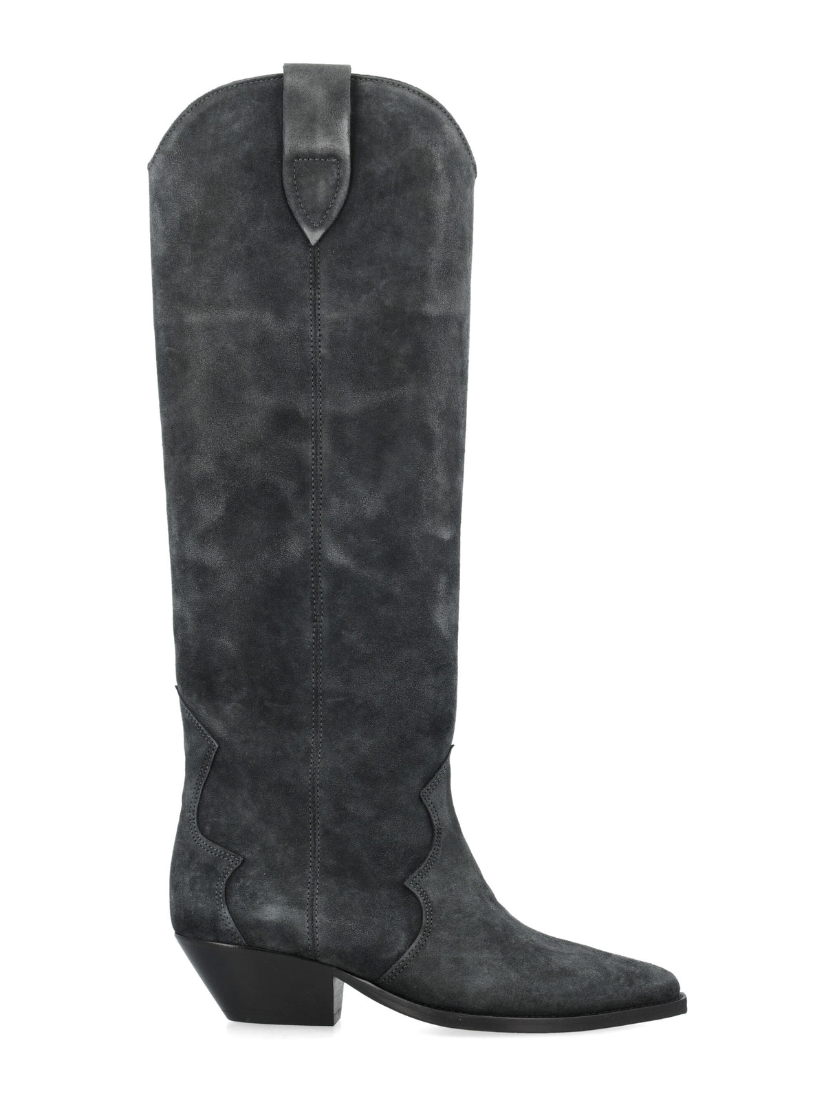 ISABEL MARANT Elegant Suede Knee-High Cowboy Boots