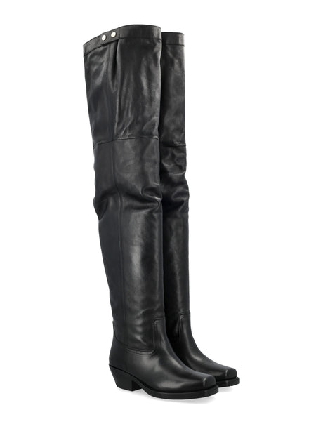 ISABEL MARANT Chic Over-the-Knee Leather Boots