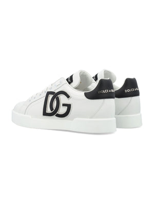 DOLCE & GABBANA Portofino Luxe Leather Sneakers