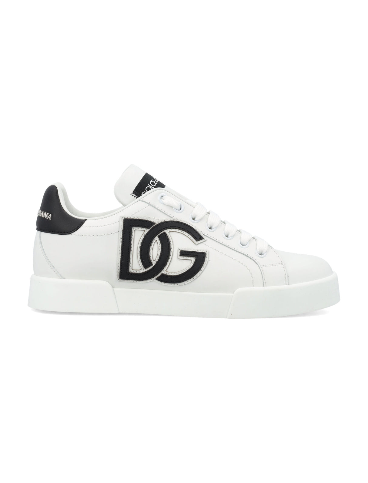 DOLCE & GABBANA Portofino Luxe Leather Sneakers