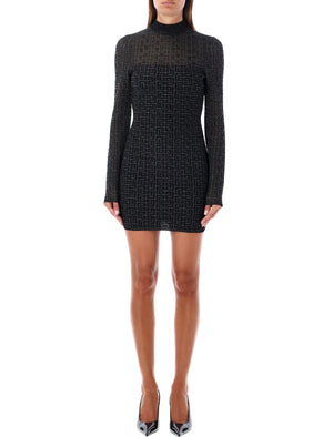 BALMAIN Glamour Night 3D Mini Dress