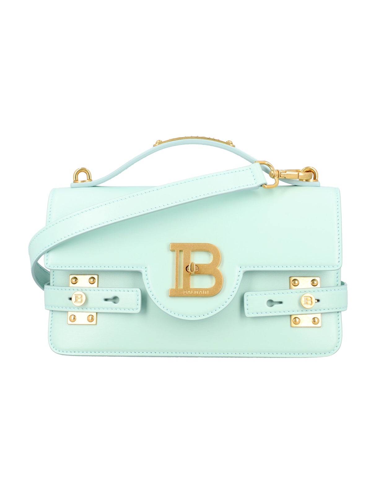 BALMAIN Elegant Mint Mini Shoulder Bag 24