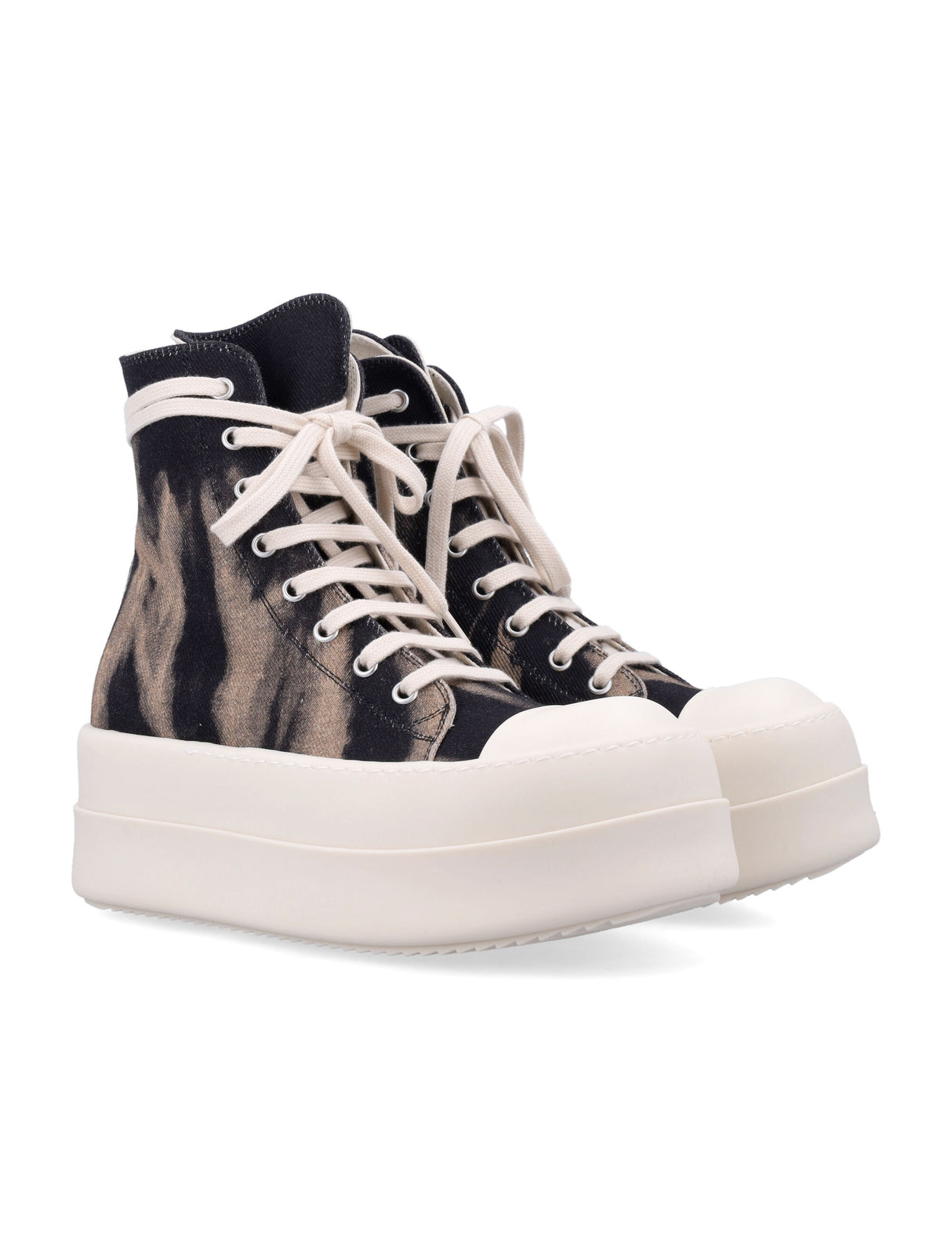 DRKSHDW High Top Double Bumper Sneakers for Women - 7 CM Height