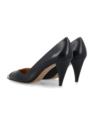 ISABEL MARANT Chic Two-Tone Pointed Toe Pumps with Sleek Stiletto Heel - 7cm