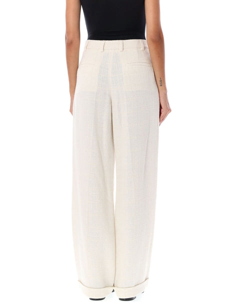 A.P.C. Melissa Textured Wide-Leg Pants