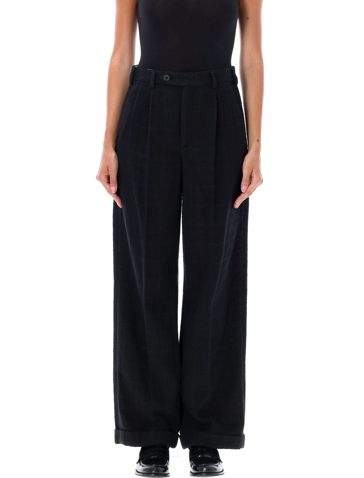 A.P.C. Chic Melissa Wide-Leg Trousers in Black