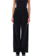 A.P.C. Chic Melissa Wide-Leg Trousers in Black