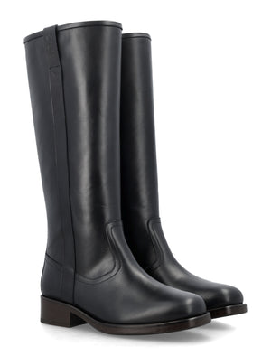 A.P.C. Elegant High Shaft Leather Boots