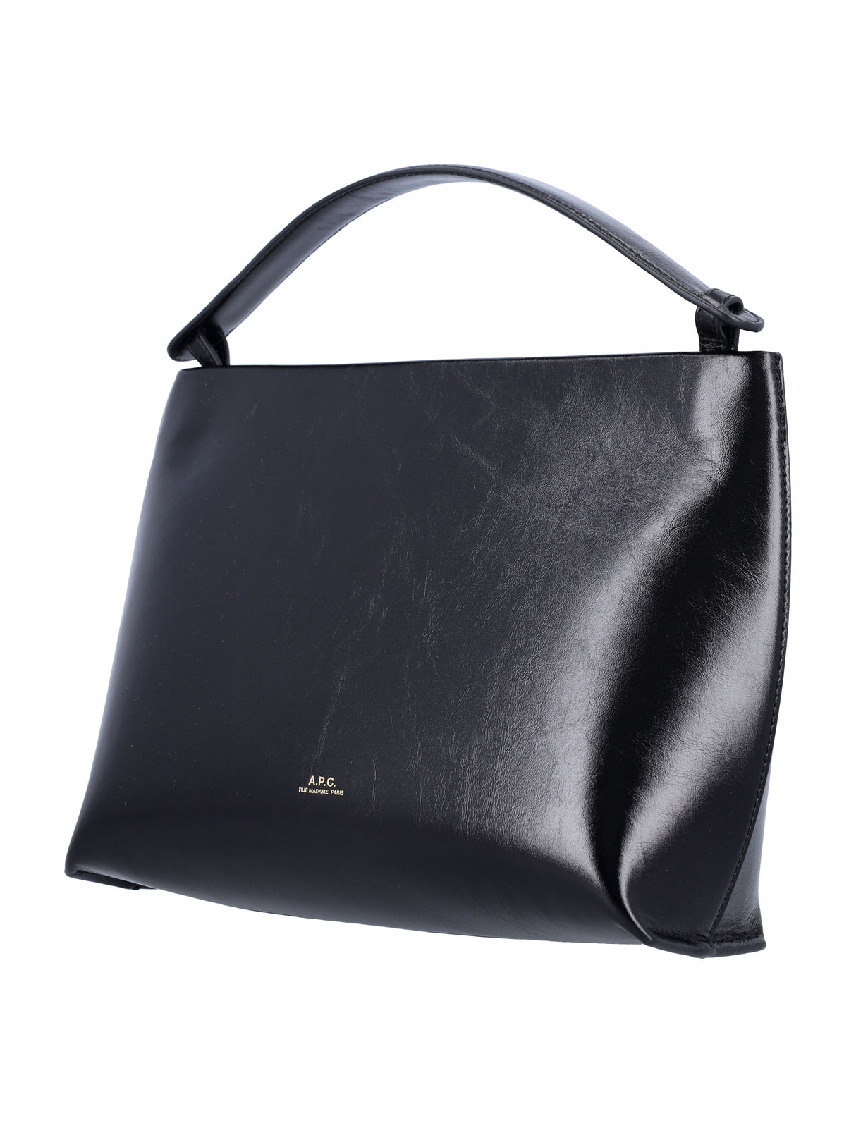 A.P.C. Elegant Minimalist Leather Mini Handbag 19x29x6cm