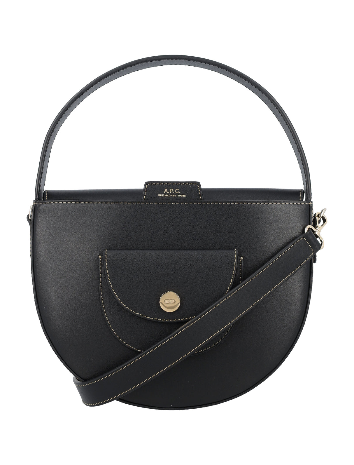 A.P.C. Elegant Mini Leather Handbag