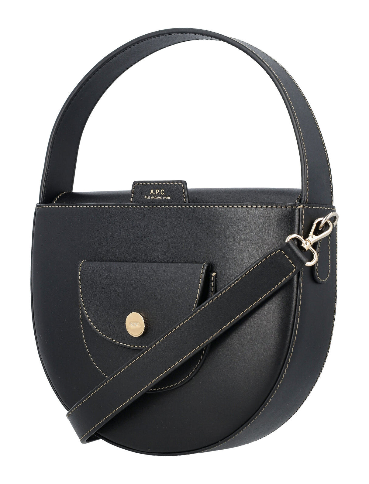 A.P.C. Elegant Mini Leather Handbag