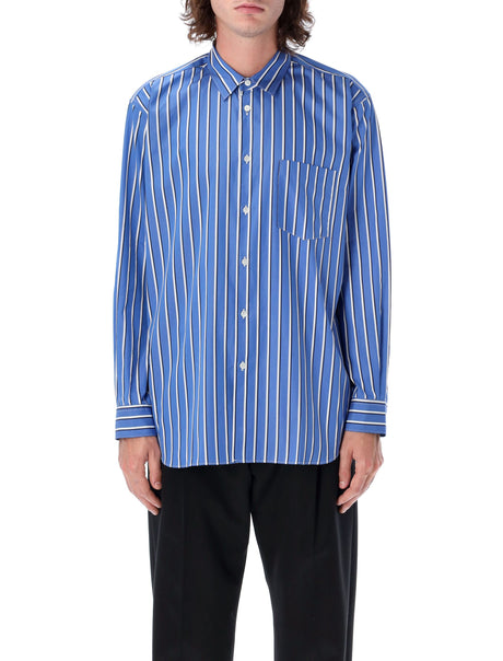 COMME DES GARÇONS SHIRT Men's Striped Long Sleeve Shirt - Regular Fit