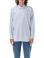 COMME DES GARÇONS SHIRT Men's Striped Long Sleeve Shirt - Size L