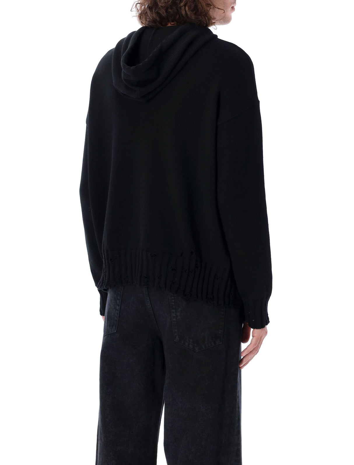 MARNI Distressed Hooded Knit Sweater – FW24 Collection