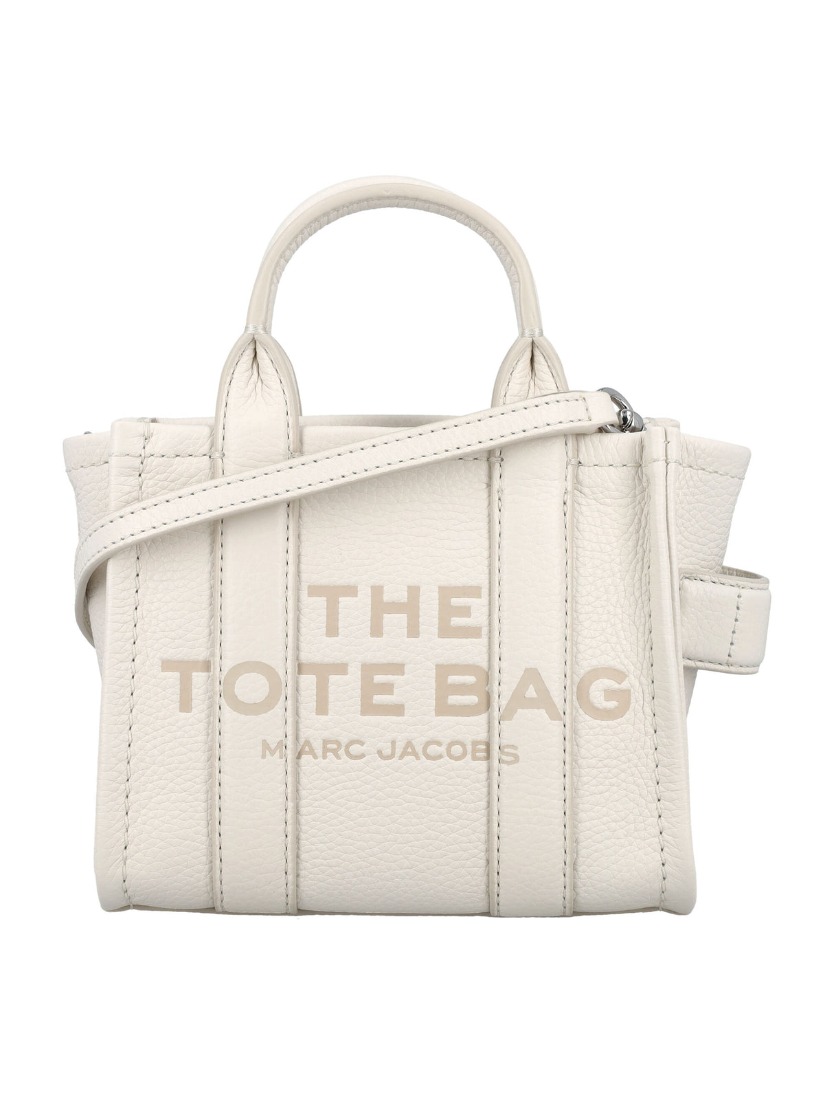 MARC JACOBS Elegant Mini Tote in Luxe Grained Leather