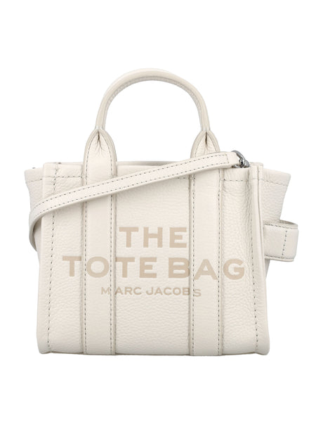 MARC JACOBS Elegant Mini Tote in Luxe Grained Leather