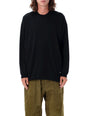 COMME DES GARÇONS HOMME PLUS Relaxed Fit Knit Crewneck with Adjustable Hem - Size L