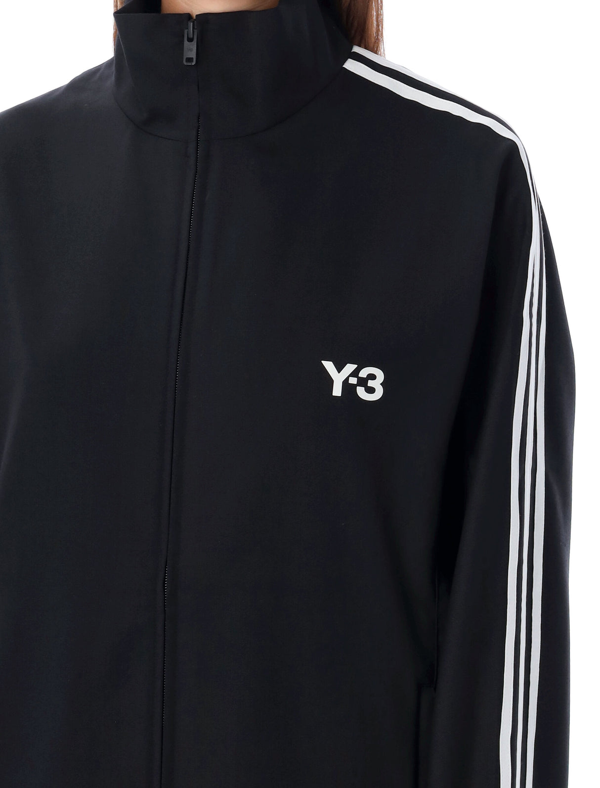 Y-3 Sleek High-Collar Track Jacket