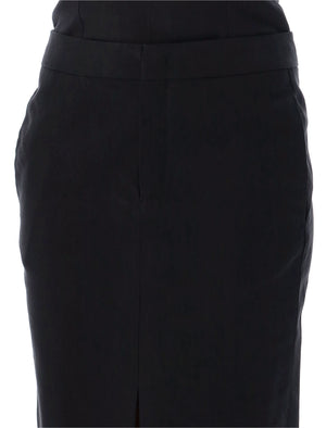 ISABEL MARANT Elegant High-Waisted Midi Skirt with Front Slit