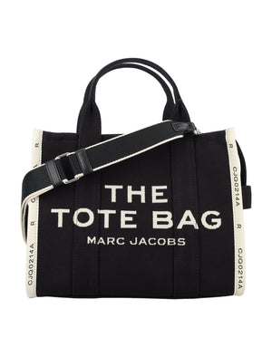 MARC JACOBS Elegant Jacquard Medium Tote with Embroidered Detail - 25x33x12.5 cm