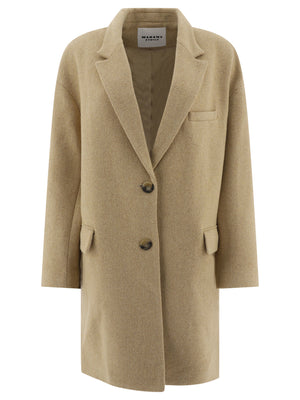 ISABEL MARANT ETOILE Chic Beige Wool Jacket