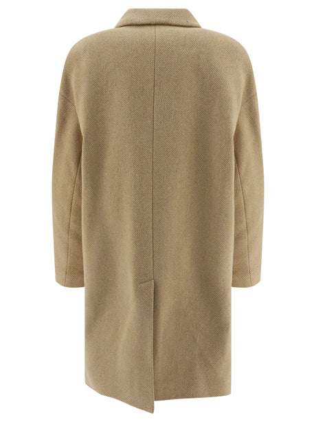 ISABEL MARANT ETOILE Chic Beige Wool Jacket