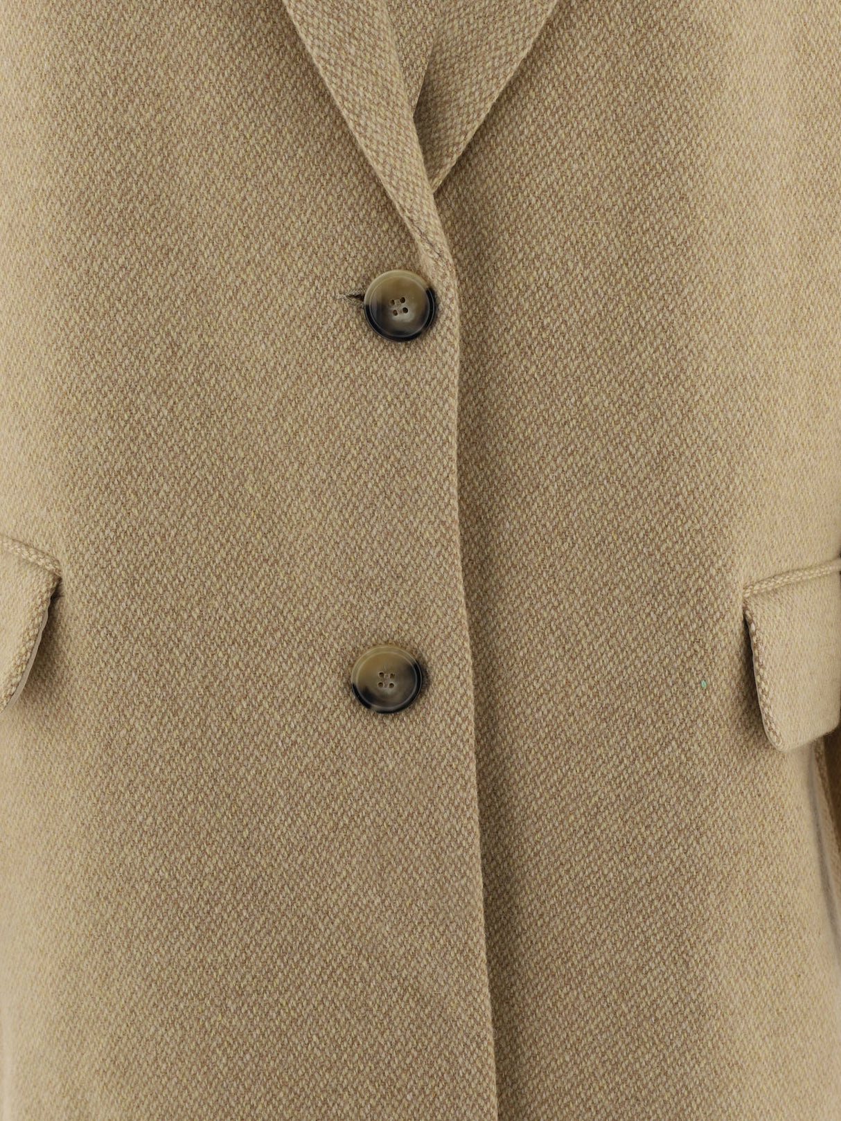 ISABEL MARANT ETOILE Chic Beige Wool Jacket