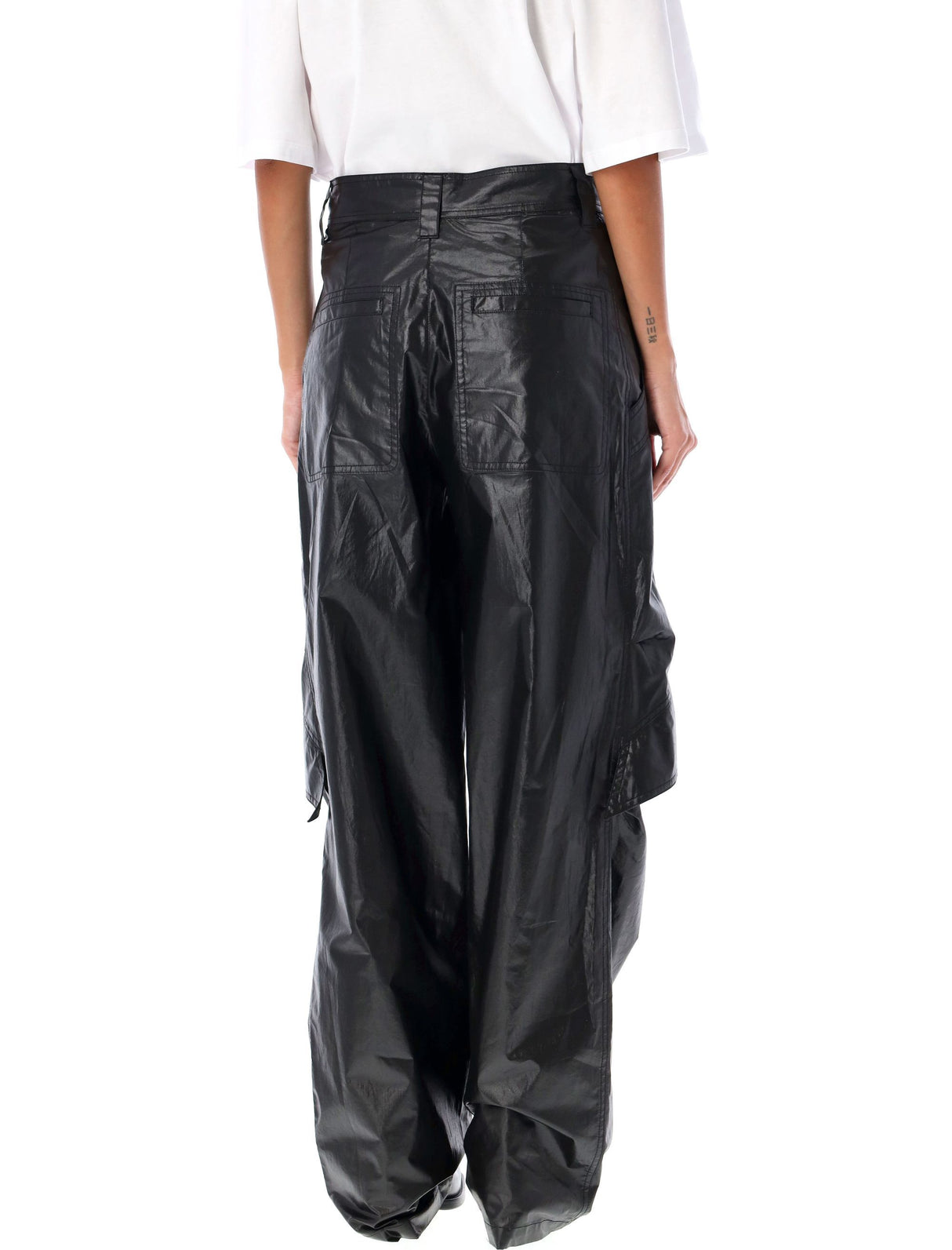 ISABEL MARANT High-Waist Wide-Leg Cargo Pants