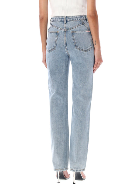 SELF-PORTRAIT Crystal Spark Denim Pants