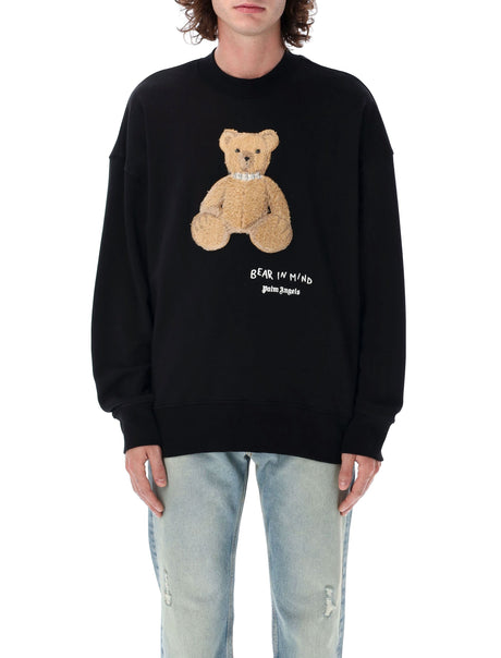 PALM ANGELS Bear in Mind Loose Fit Sweatshirt - Men's L