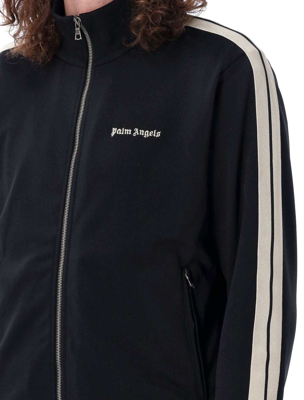 PALM ANGELS Classic Logo Zip-Up Track Jacket