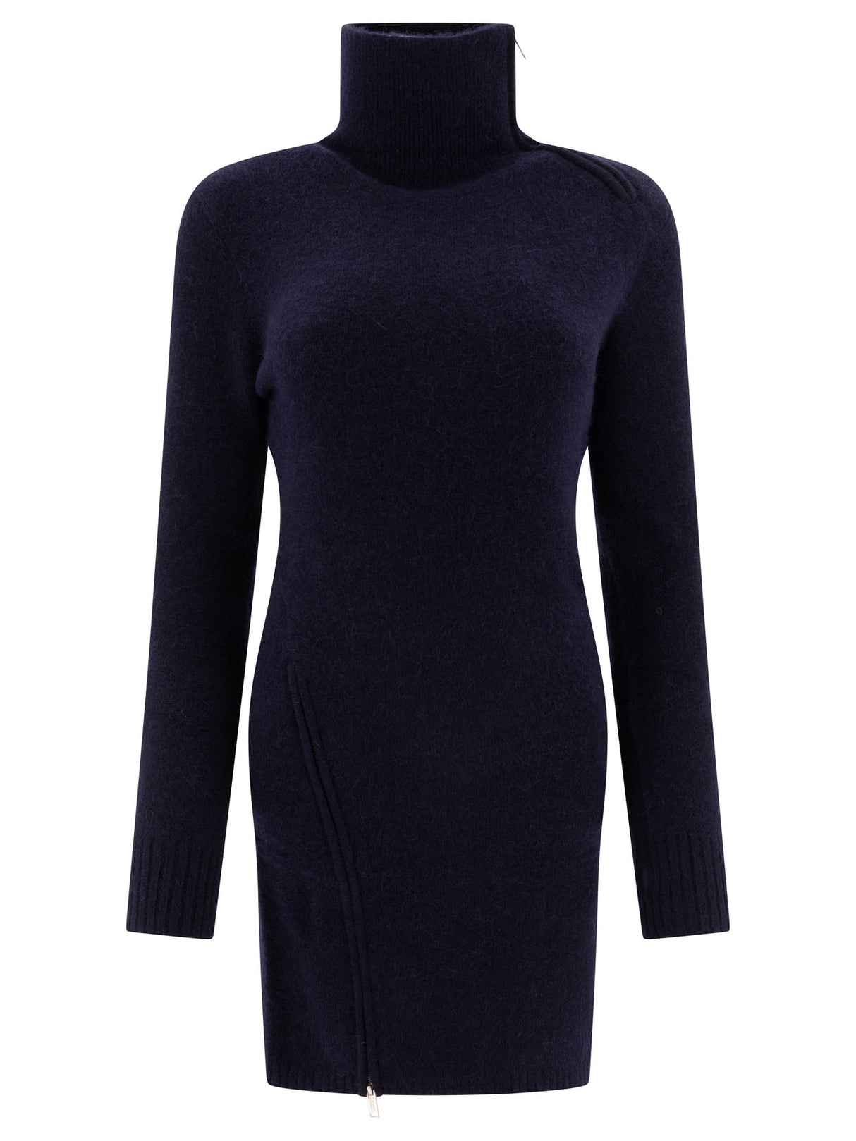 ISABEL MARANT ETOILE Slim Fit Knit Dress with Long Sleeves