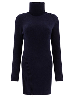 ISABEL MARANT ETOILE Slim Fit Knit Dress with Long Sleeves