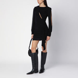 ISABEL MARANT Chic Asymmetrical Mini Dress with Side Cutout