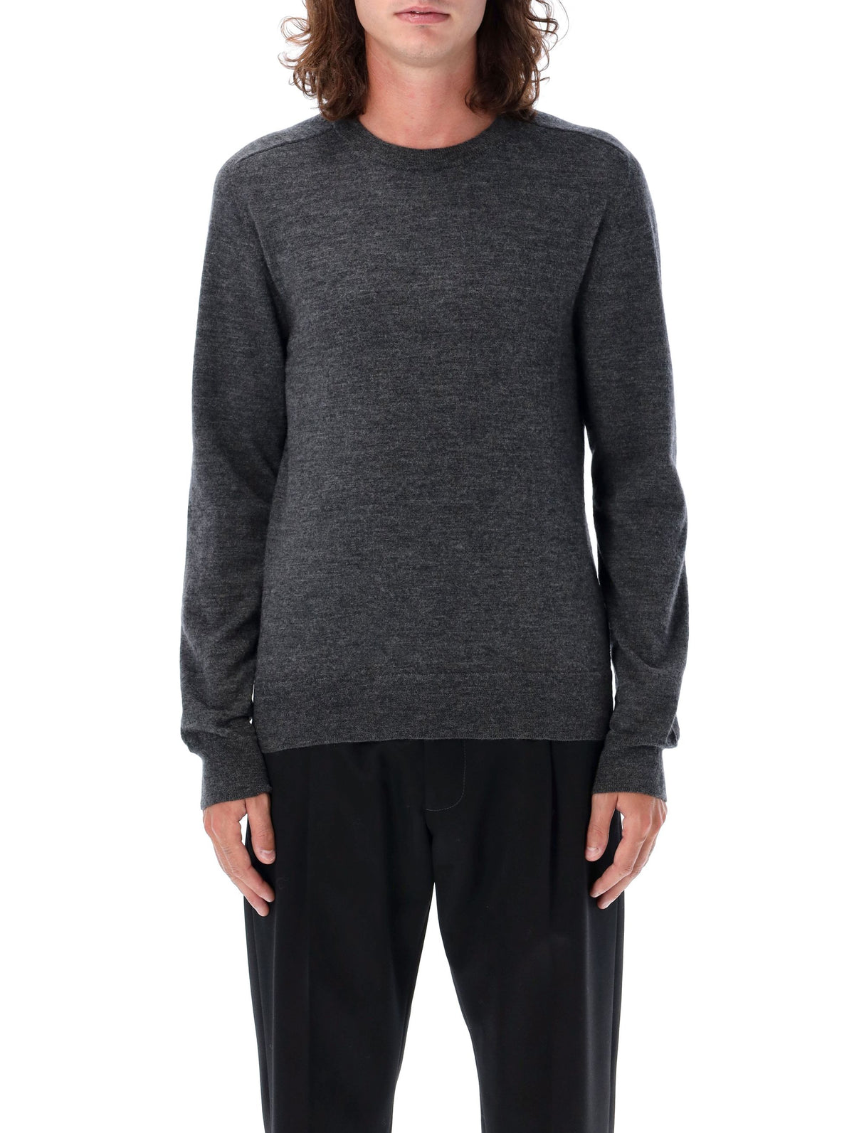 MAISON MARGIELA Men's Regular Fit Elbow-Patch Sweater - Size L