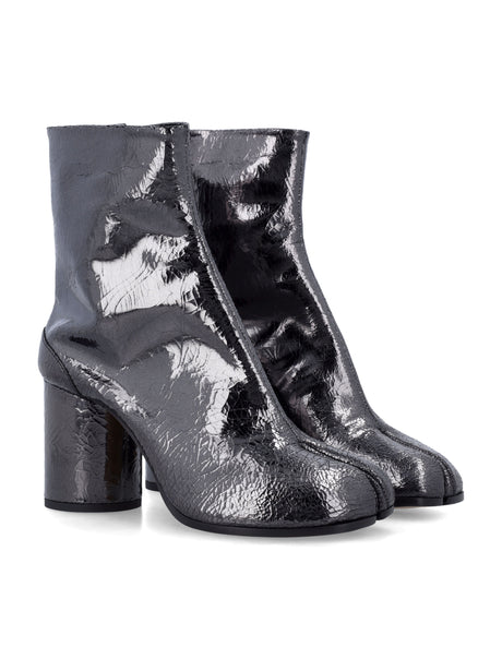 MAISON MARGIELA Contemporary Tabi Ankle Boots with Cylindrical Heel